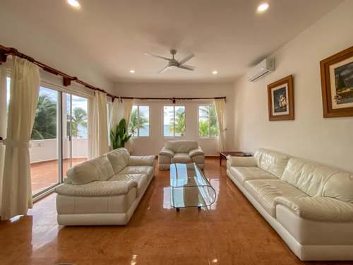 Glass-top dining table