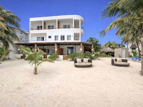 Exterior of the beachfront complex