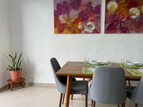Dining table for shared meals