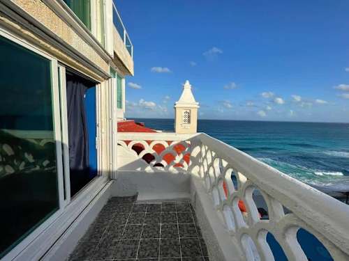 Private balcony with ocean view