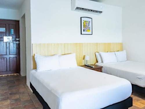 Two double beds