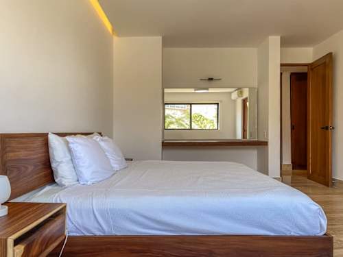Bedroom 1 with king bed (private unit)