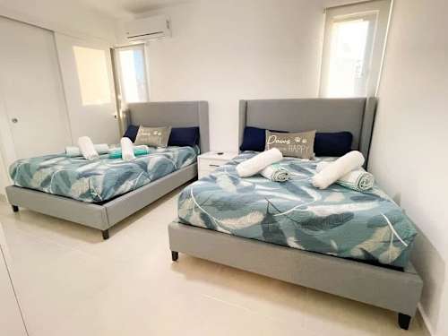 Bedroom with two twin beds
