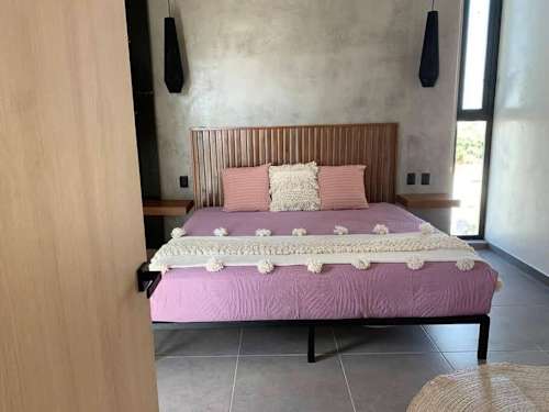 Bedroom with king-size bed
