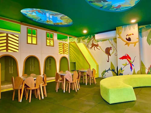 Shared kids' play area