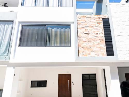Bright interior with large windows and natural light