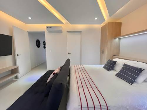 Living and lounge area in the studio
