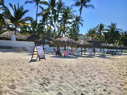 Private resort beach