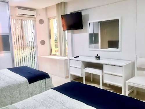 Bedroom with two double beds