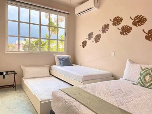 Bedroom with two comfortable beds
