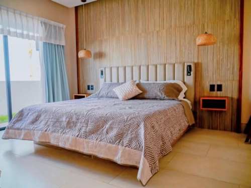 Bedroom with comfortable king bed