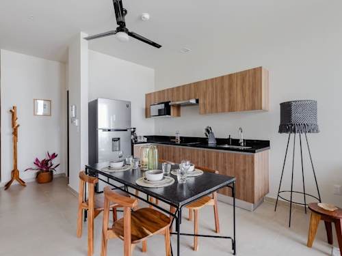 Living and dining space