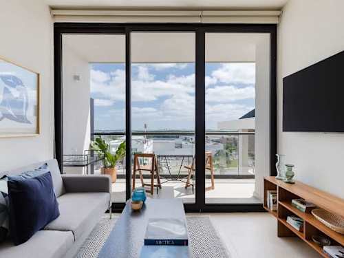 Living room with terrace