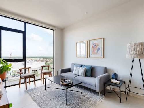 Living room with comfortable seating