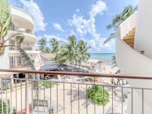 Private balcony with ocean view