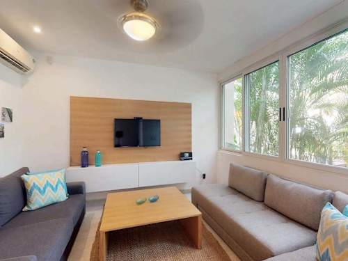 Spacious open-concept living room