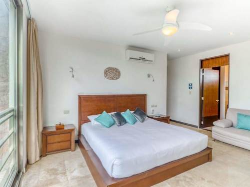 Master bedroom with king bed