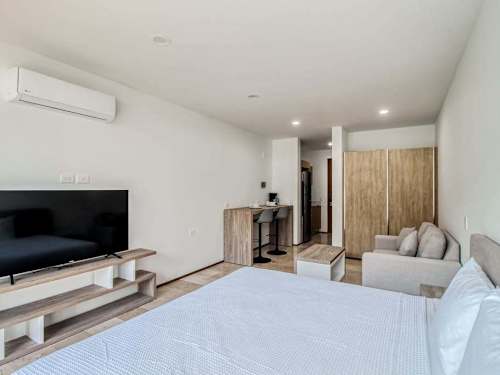 Studio with King bed and smart TV