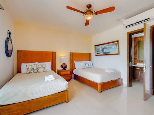 Master bedroom with king bed