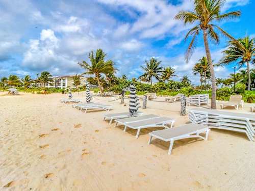 Direct beach access and the turquoise Caribbean Sea, steps away