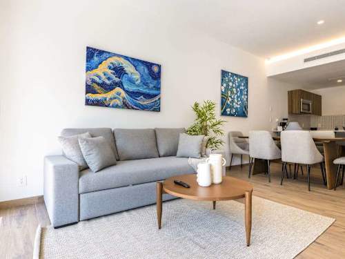 Living room with comfortable seating