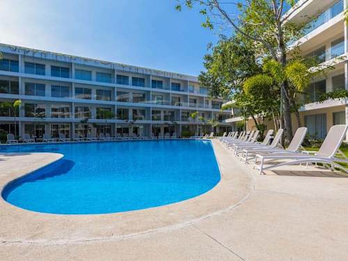 Shared resort-style pool