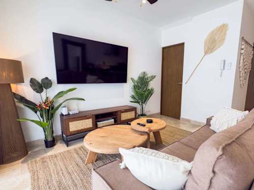 Living room with TV