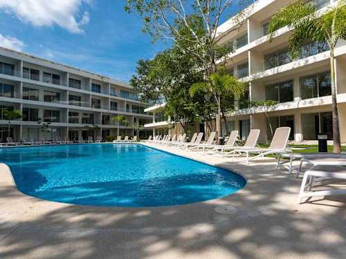 Shared resort-style outdoor pool