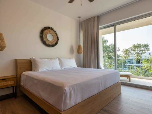 Bedroom with king bed