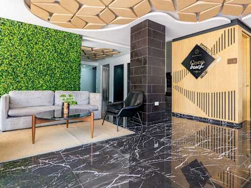 Building lobby and entrance