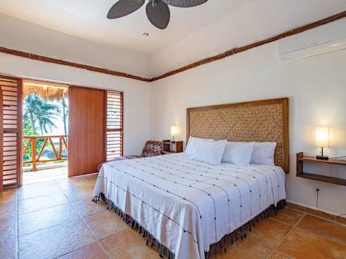 Bedroom with king bed
