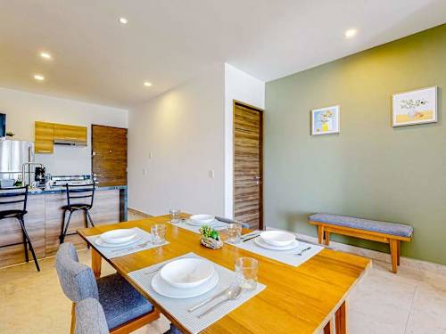 Dining area with seating