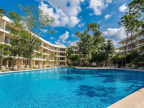 Shared resort-style pool