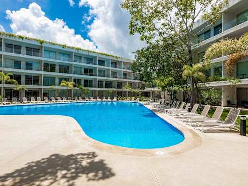 Shared resort-style pool