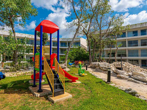 On site playground for the kids, family friendly fun right at the resort