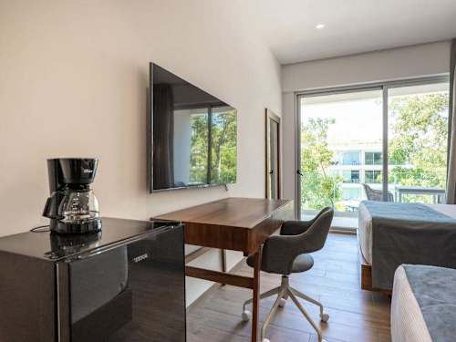 Studio living and seating area