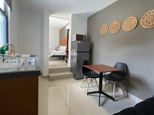Private bathroom - vanity, mirror and amenities