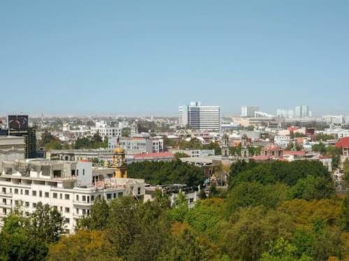 Sweeping city views over leafy Alameda Central, the heart of Mexico City spread out below your windows