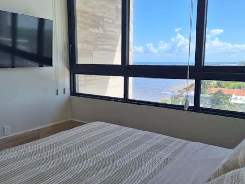 Luxury oceanfront apartment in Puerto Morelos