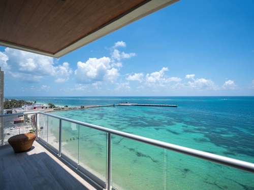 Spacious 3BR beachfront retreat | rooftop pool gym