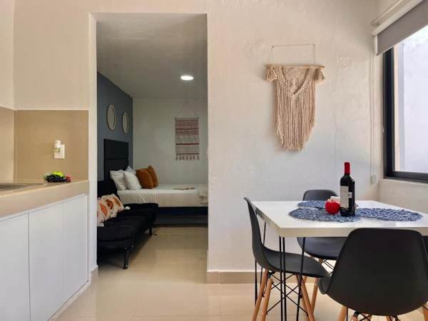Downtown Cancun 1BR Apt | Garden, WiFi & AC