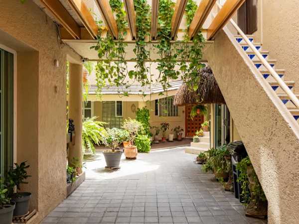 Relax and Connect: Terrace + Nearby Beach