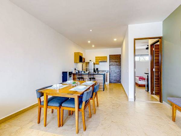 Modern 2BR Akumal Beach with Pool