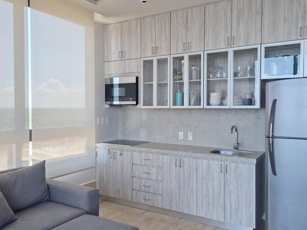 Luxury oceanfront apartment in Puerto Morelos