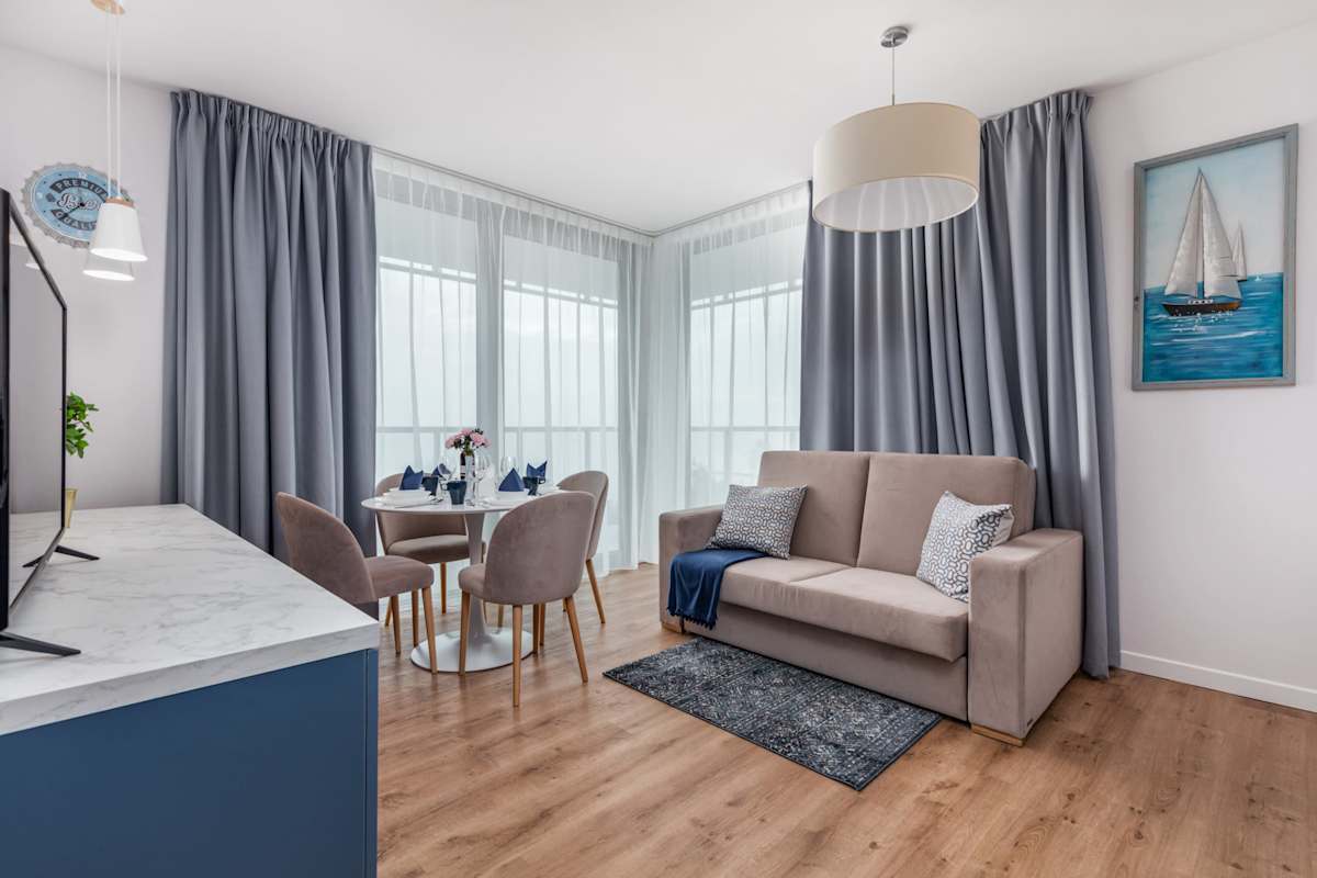 Jantaris A36 Mielno | Seaside 2-Bedroom Apartment | Air Conditioning