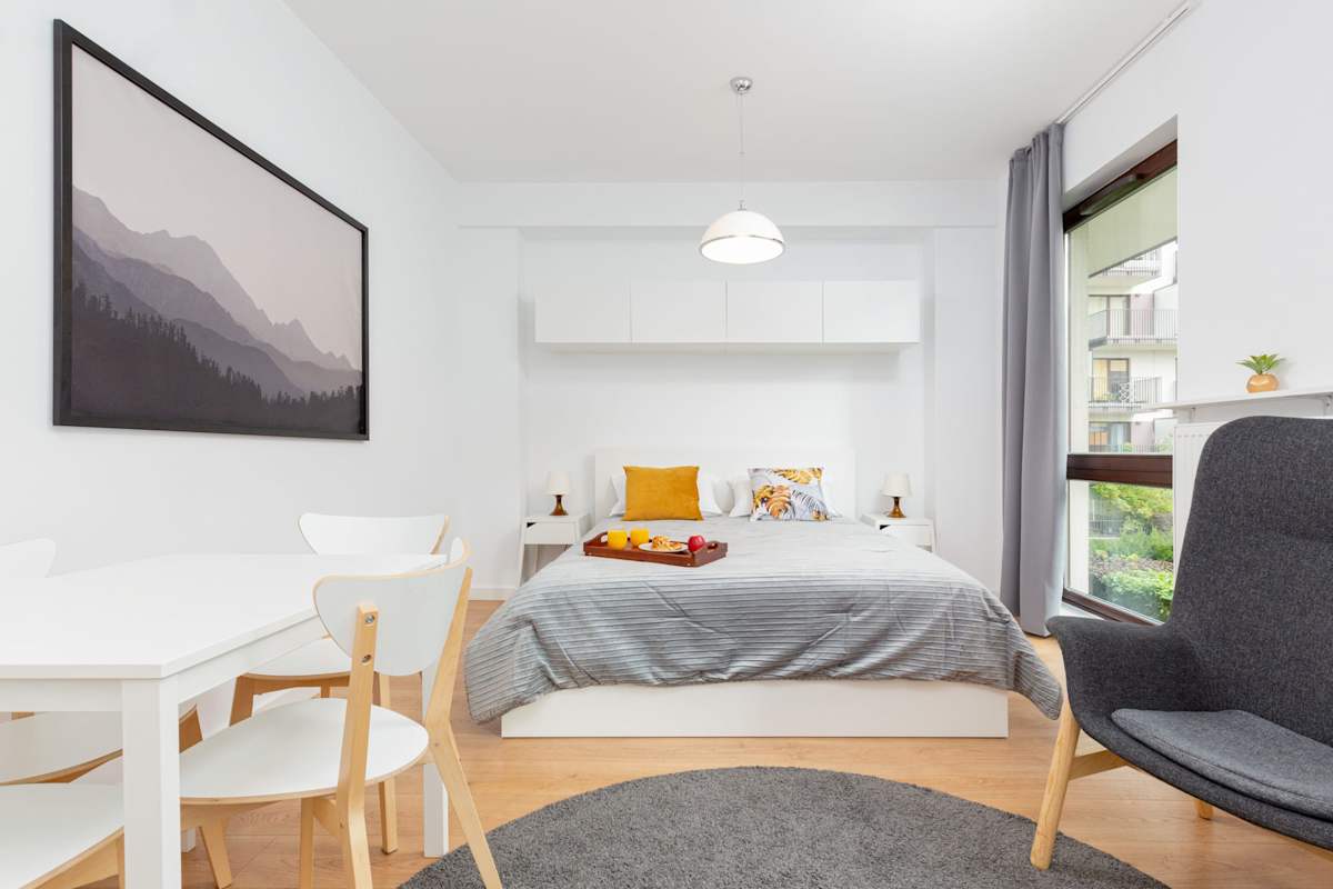 Burakowska 16 Warszawa | Elegant studio with SmartTV