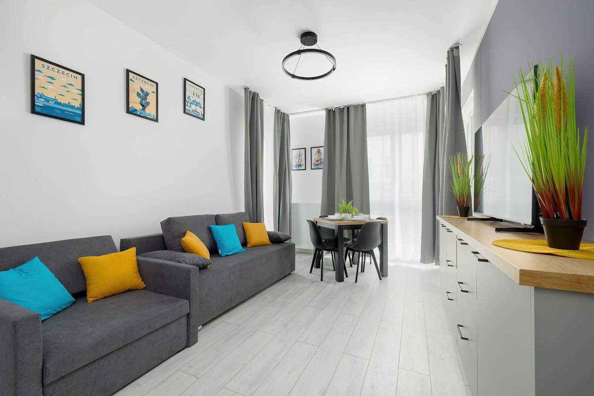Zielonego Mostu 1 | Szczecin | Modern Apartment | Parking | Water View | Balcony — Szczecin, West Pomerania — vacation rental