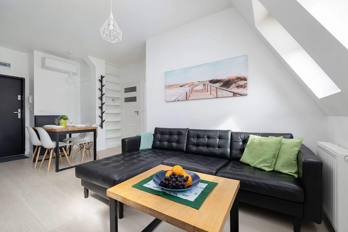 Rayskiego 19 Szczecin Stylish Apartment Air conditioning in the living room — Szczecin, Województwo zachodniopomorskie — vacation rental
