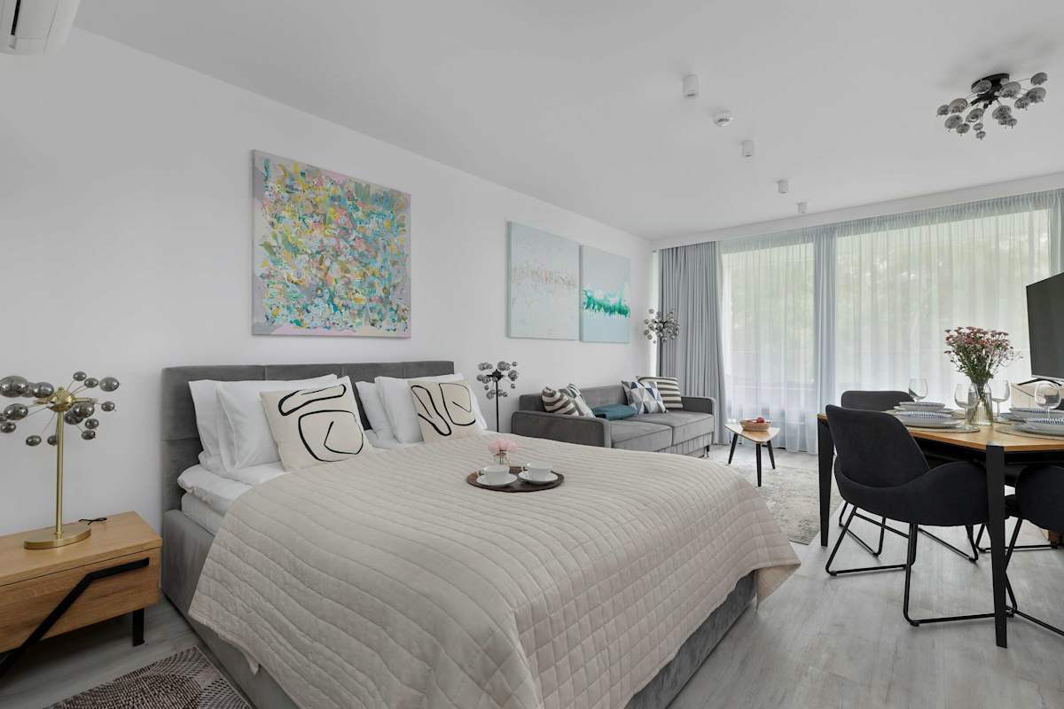 Sea&Lake Mielno | Unique Studio for a Family Holiday by the Sea | Balcony & Parking | Smart TV — Mielno, Województwo zachodniopomorskie — vacation rental