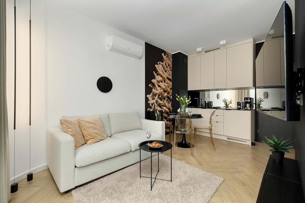 Beige Ku Morzu 1C Sianożęty | Air-conditioned Studio with Outdoor Pool — Kołobrzeg, Województwo zachodniopomorskie — vacation rental